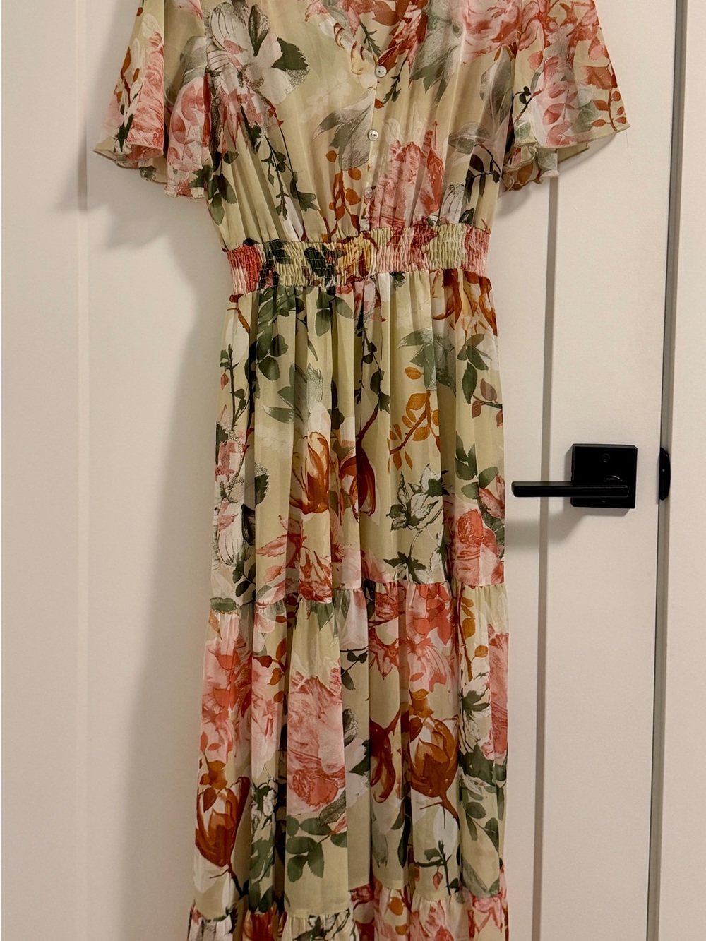 Kate & Lily Floral Tiered Maxi Dress, Like New, Worn Once